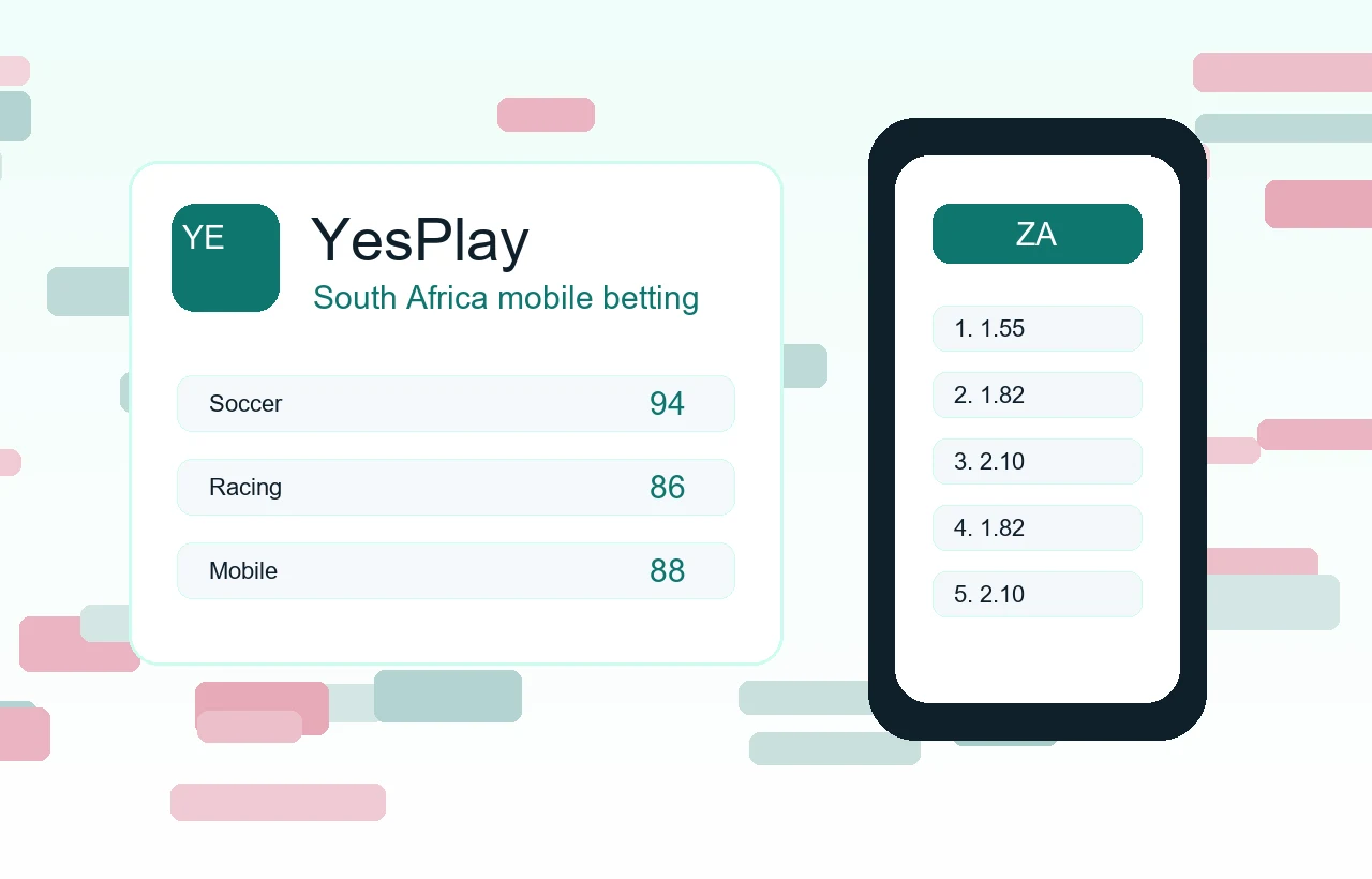 YesPlay mobile betting visual